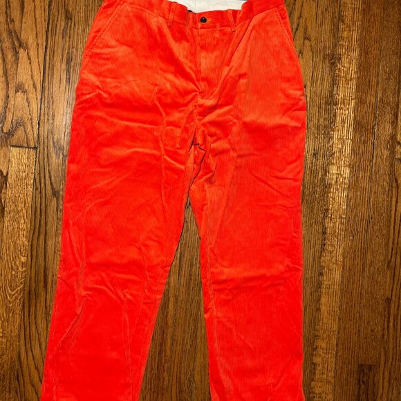 polo golf eclectic grandpa coastal holiday halloween orange vintage cuddly cords - Picture 3 of 7